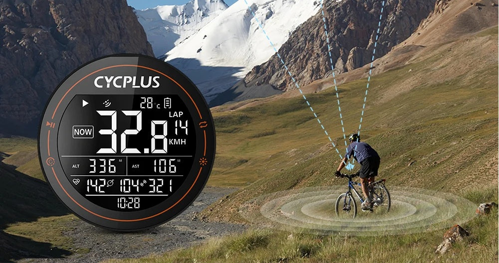 M2 GPS-cykelcomputer – Vandtæt trådløs cykelhastighedsmåler med ANT+ og Bluetooth til præstationsmåling og navigation i realtid 2