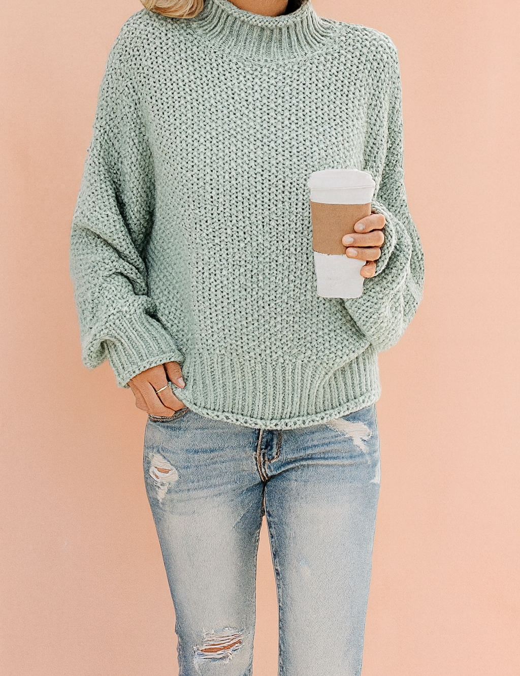 Magda | Oversized rullekravetrøje 0