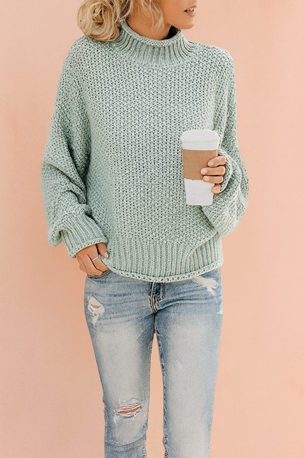 Magda | Oversized rullekravetrøje 0