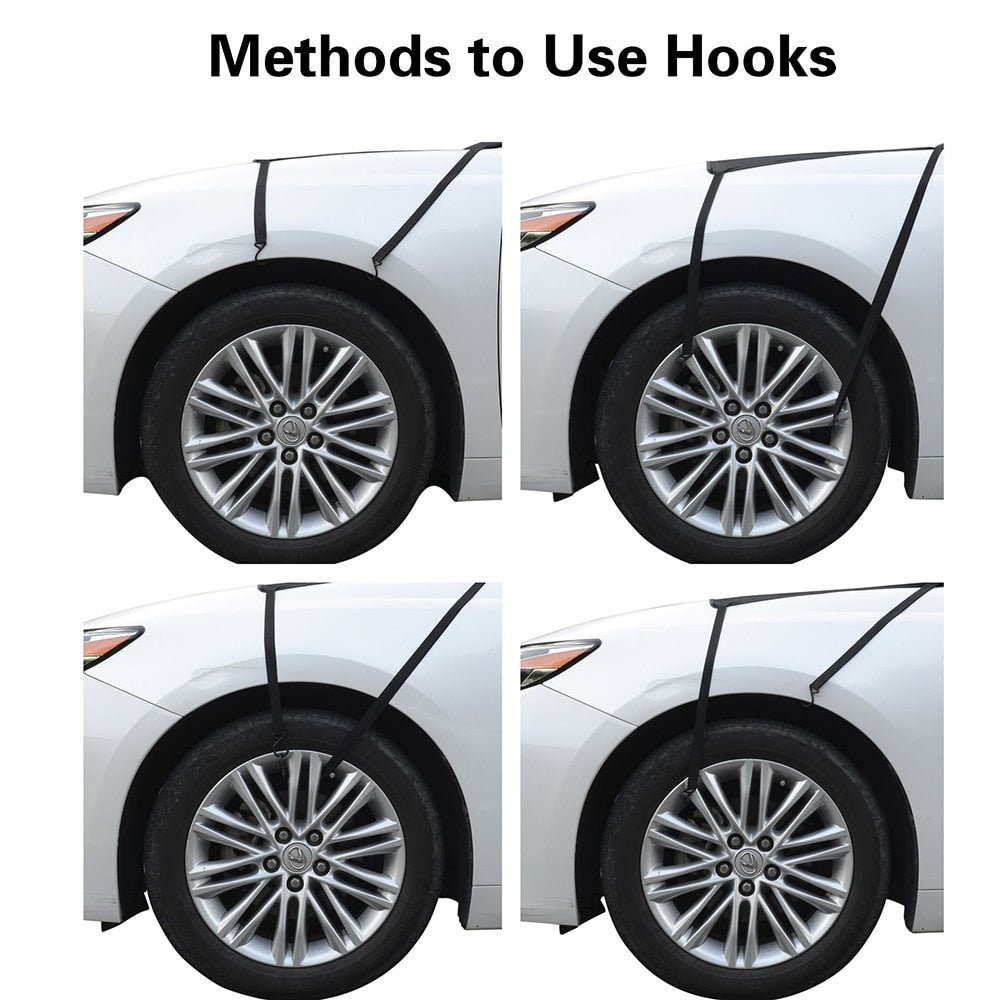 Magnetisk solskærm til bil - Anti-sne støvtæt varmeisolering fire årstider universal til hatchback sedan SUV 4
