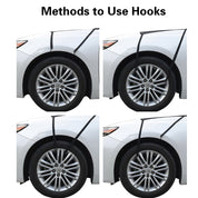 Magnetisk solskærm til bil - Anti-sne støvtæt varmeisolering fire årstider universal til hatchback sedan SUV 4