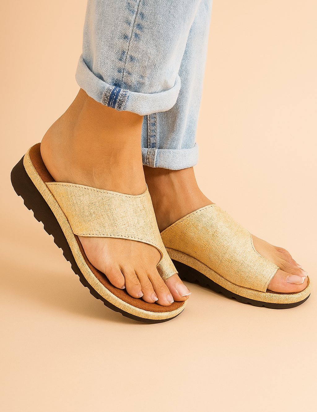 Maja | Comfortabele platform slippers 2