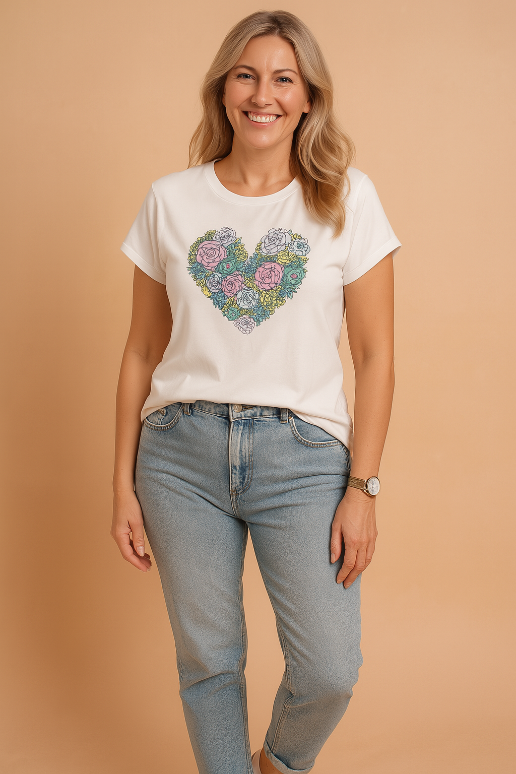 Margaret | Stijlvol T-shirt met print 2