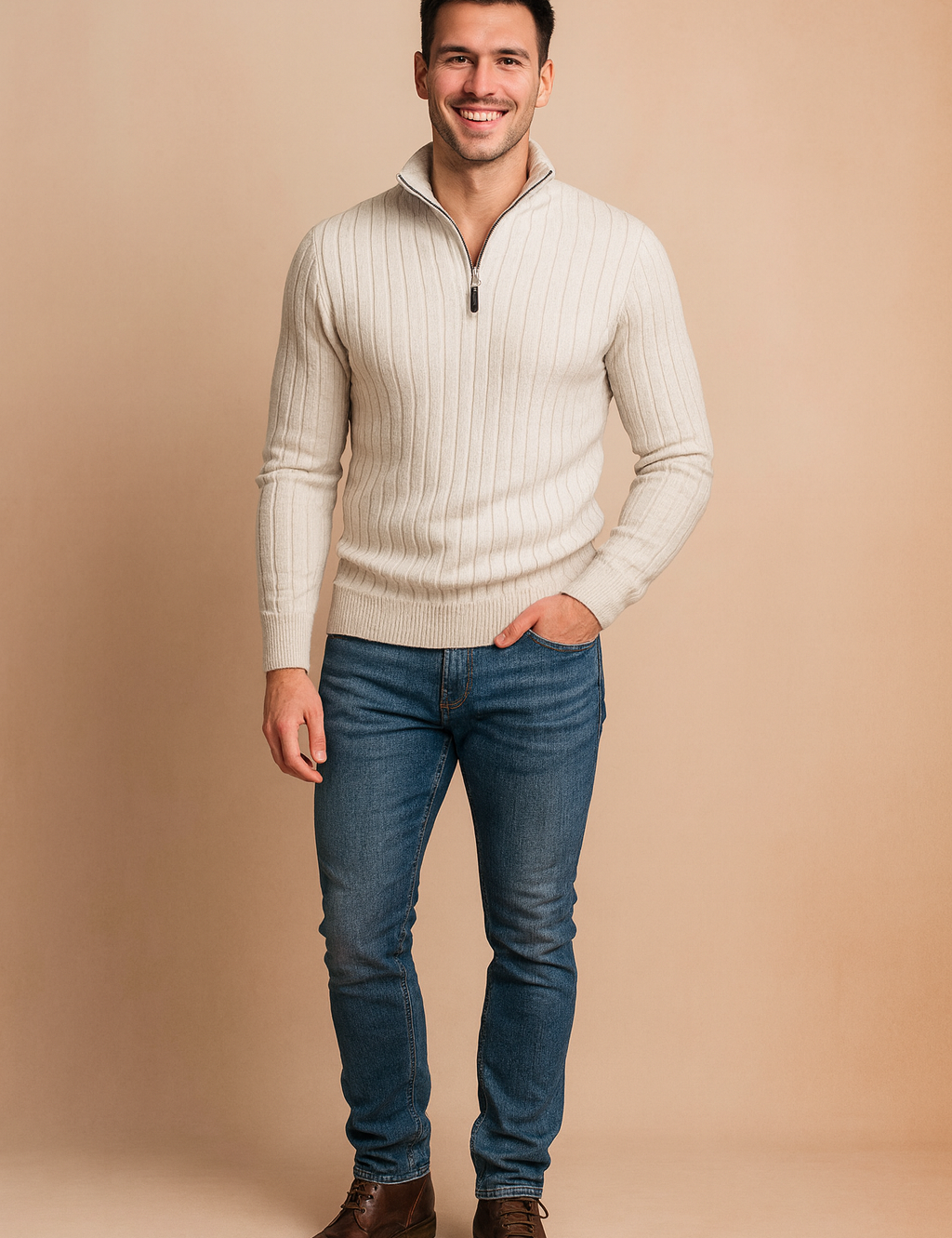 Mariusz | Trøje med halv lynlås 1