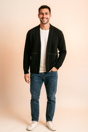 Mark | Cardigan med slids foran 2