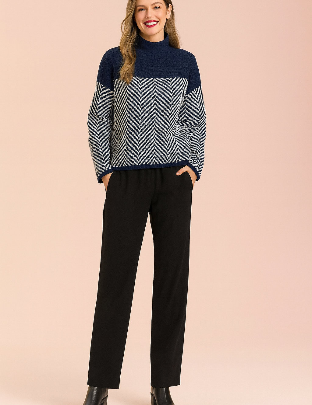 Martyna | Højhalset sweater 0