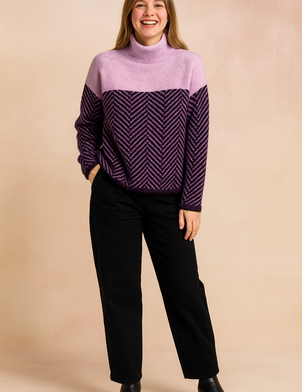 Martyna | Højhalset sweater 1