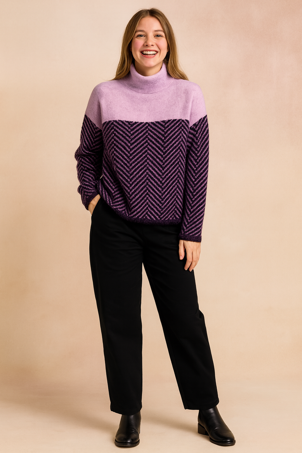 Martyna | Højhalset sweater 1