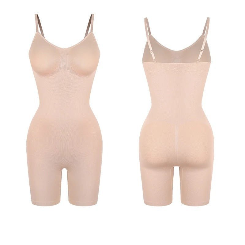 Mavekontrol bodysuit - Sømløs numseløfter, lårslankere, skulpturerende undertøjs-bodyshaper 3