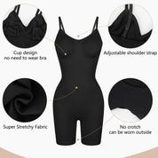 Mavekontrol bodysuit - Sømløs numseløfter, lårslankere, skulpturerende undertøjs-bodyshaper 6