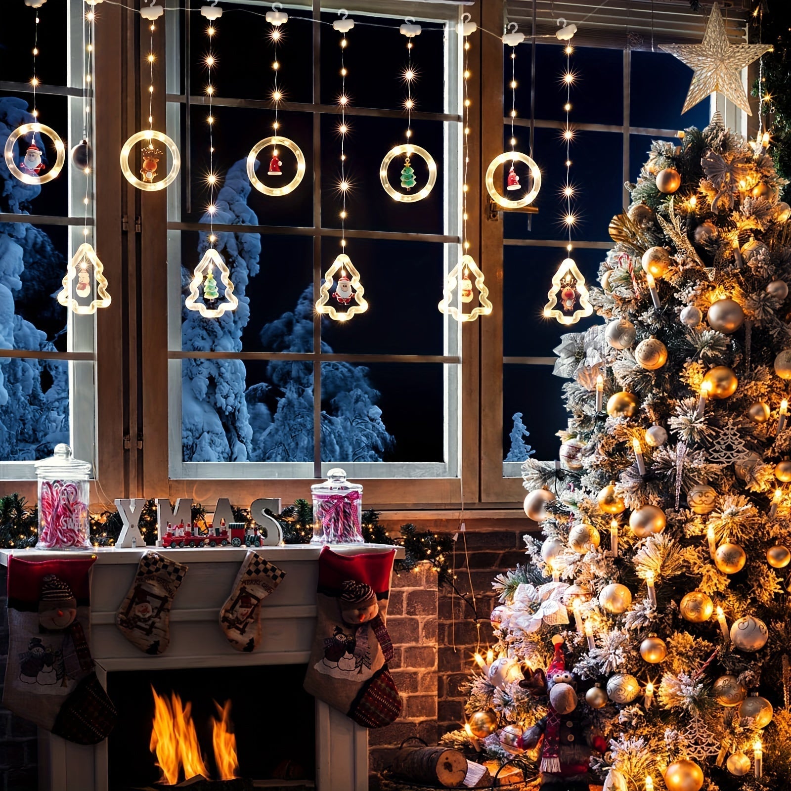 MerryCircle – Ønskningring LED-lys med roterende farveeffekt 3