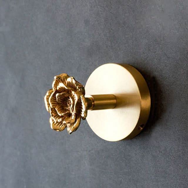 Messing Dyre Vægkrog med Guld Accenter 11