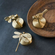 Messing Dyre Vægkrog med Guld Accenter 3