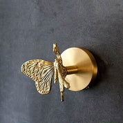 Messing Dyre Vægkrog med Guld Accenter 8