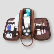 Mikaela | Kongelig toilettaske i læder 5