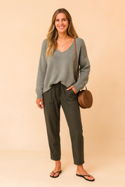 Mila | V-hals sweater 0