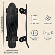 Mini Cruiser Skateboard - Kompakt, Stilfuldt og Velegnet til Alle Niveauer 2