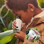 Mini lommemikroskop – LED-lys og 60x-120x zoom til pædagogisk udforskning af børn 2