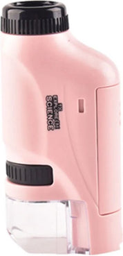 Mini lommemikroskop – LED-lys og 60x-120x zoom til pædagogisk udforskning af børn 3