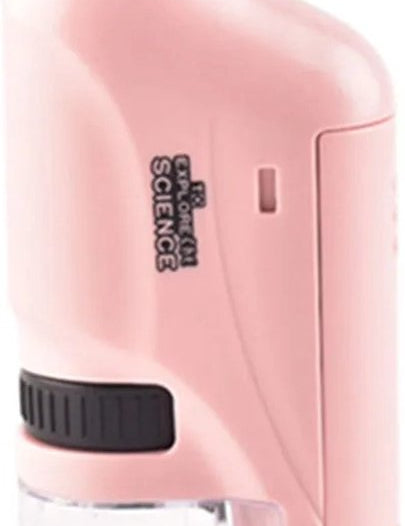 Mini lommemikroskop – LED-lys og 60x-120x zoom til pædagogisk udforskning af børn 3