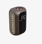 Mini trådløs luftpumpe – Bærbar højtryks 100PSI dækpumpe med genopladeligt batteri til cykler, biler og rejser 0