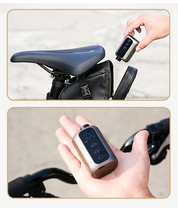 Mini trådløs luftpumpe – Bærbar højtryks 100PSI dækpumpe med genopladeligt batteri til cykler, biler og rejser 3