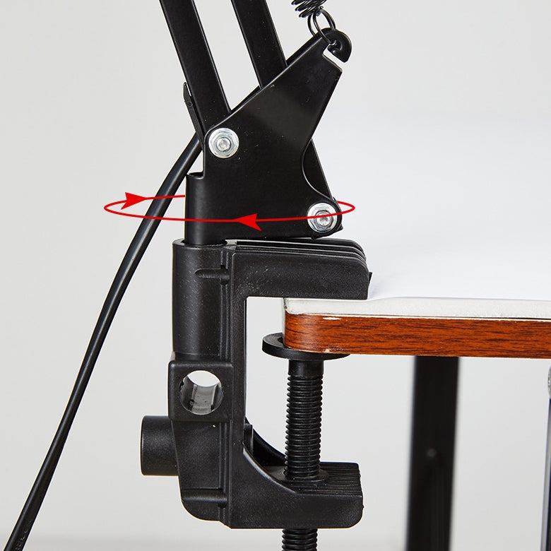 Minimalistisk Bordlampe med Justerbar Arm – Fås i Sort, Hvid, Rød, Gul eller Sølv – Ideel til Soveværelse eller Stue 4