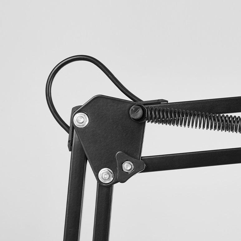 Minimalistisk Bordlampe med Justerbar Arm – Fås i Sort, Hvid, Rød, Gul eller Sølv – Ideel til Soveværelse eller Stue 5