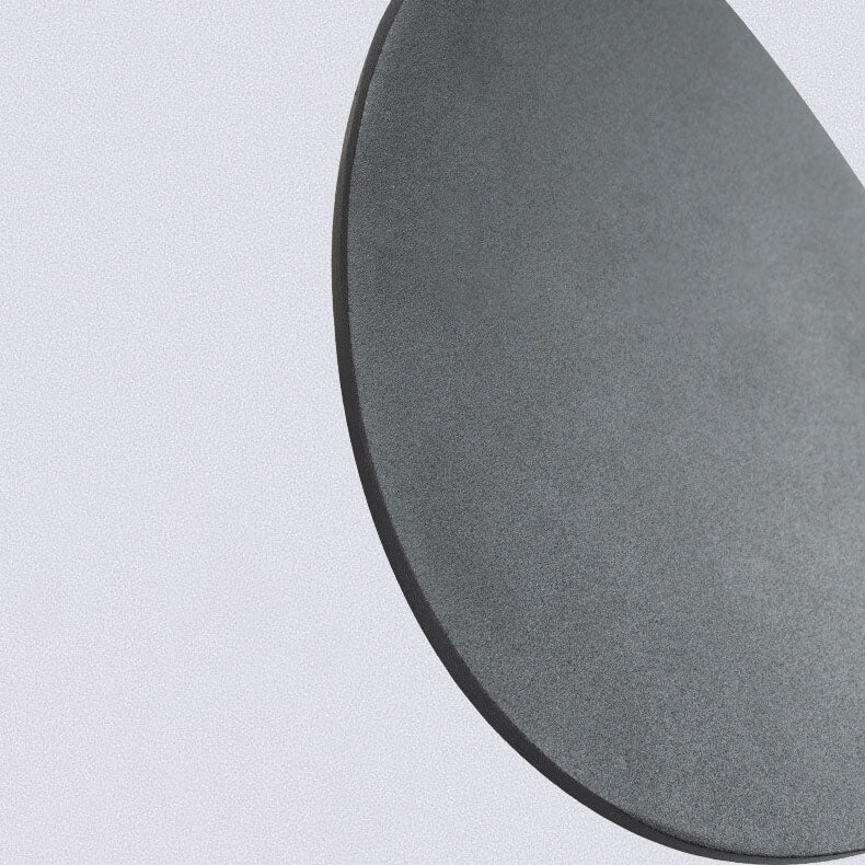 Minimalistisk Rund 1-Lys Udendørs Væglampe i Sandhvid – Vandtæt Aluminium og Glas, Ideel til Terrasse og Hegn 3