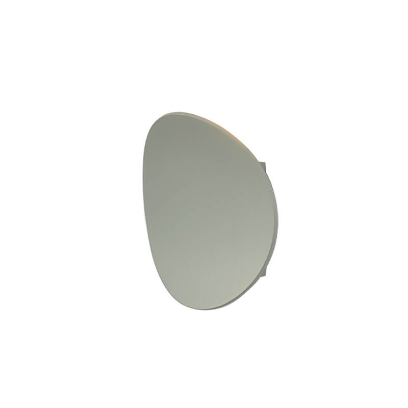 Minimalistisk Rund 1-Lys Udendørs Væglampe i Sandhvid – Vandtæt Aluminium og Glas, Ideel til Terrasse og Hegn 7