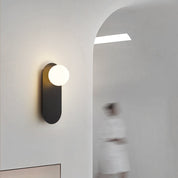 Minimalistisk Væglampe i Glas og Metal – Nordisk Design til Stue, Gang og Soveværelse 2