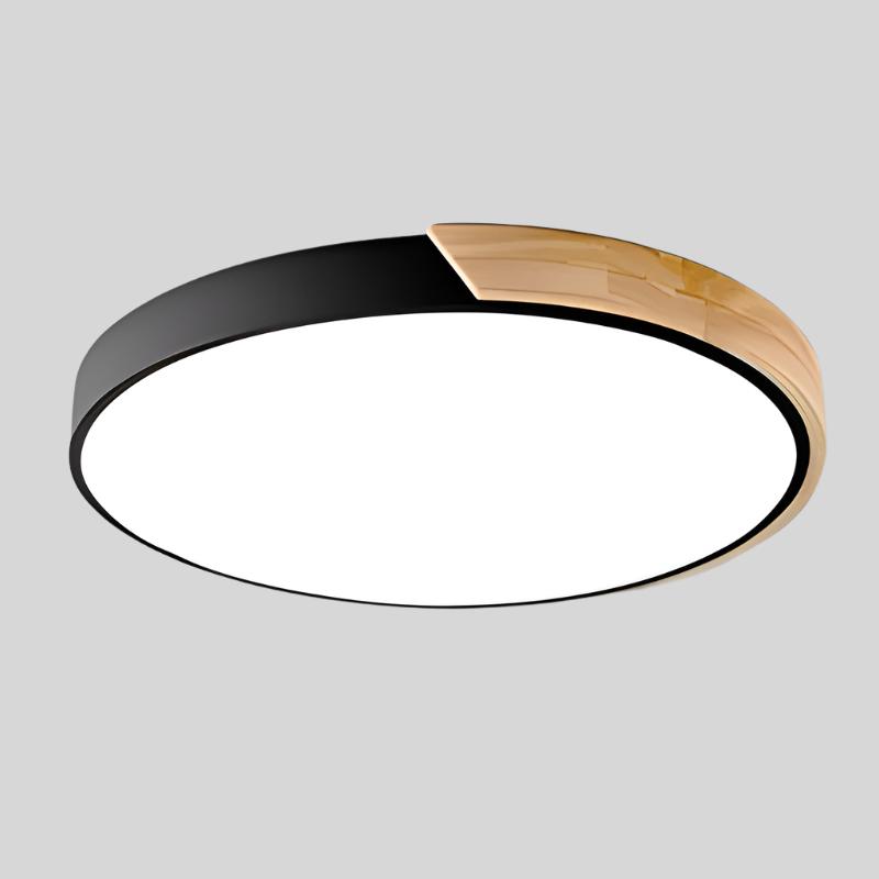Minimalistisk rund loftlampe 0