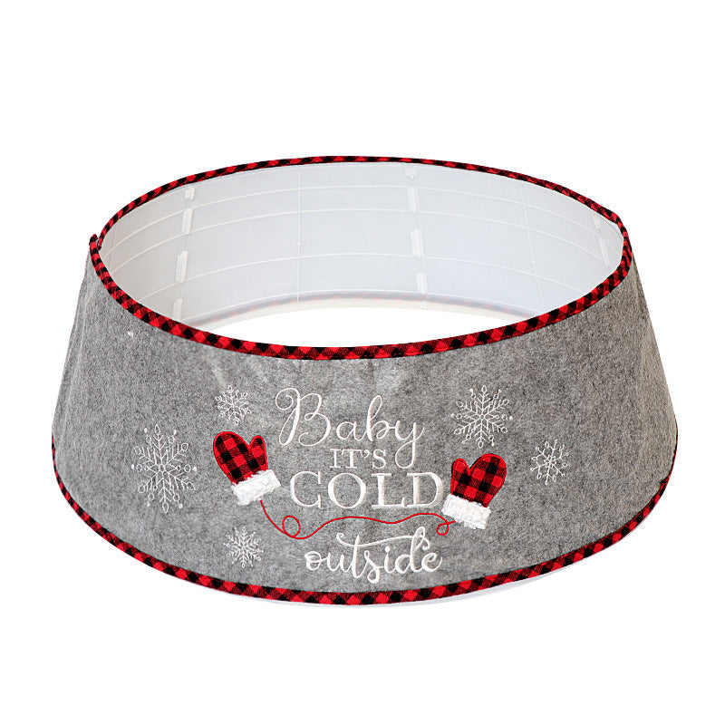 Moderigtigt, simpelt juletræsdekorativt forklæde 4