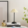 Beige lampe skærm + Sort base / 36V