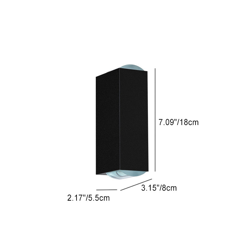 Moderne Udendørs Væglampe i Aluminium med Dobbelthoved – Vandtæt LED Belysning til Terrasse og Hegn 5