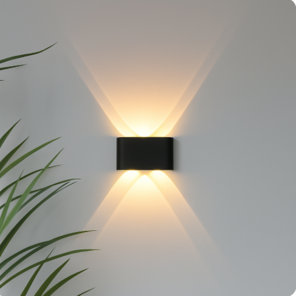 Moderne indendørs udendørs væglampe – minimalistisk LED-armatur 4
