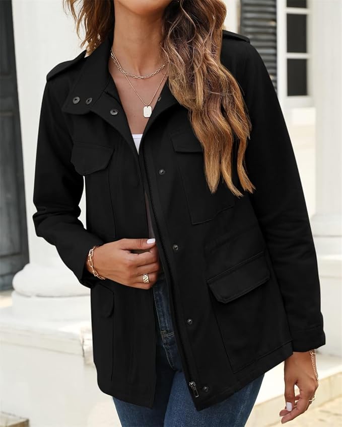 Moderne jakke til kvinder | Lynlås 2