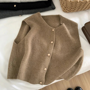 Mouwloos damesvest met knopen | Casual 3