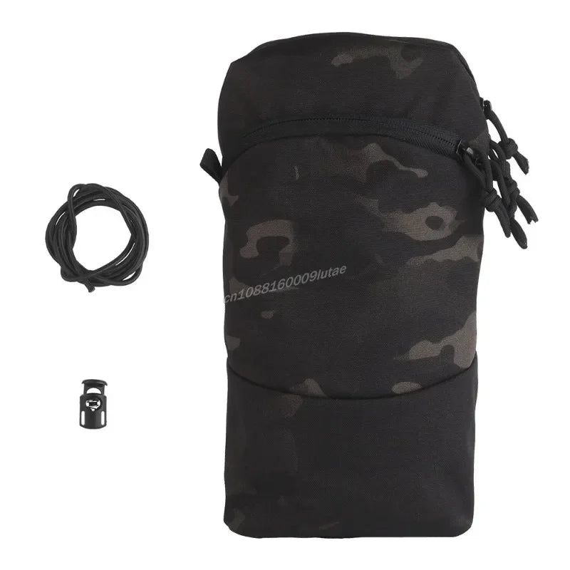 Multifunktionel taktisk cylindrisk taske – Vandblære GP-rygsæktilbehør med hydreringsstøtte og alsidig opbevaring af udstyr til alle formål 4
