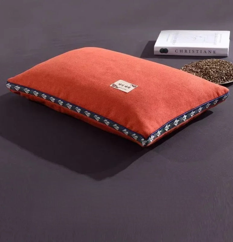 Nakkepude med ren boghvedeskalle – Naturlig søvnstøtte til side- og rygsovere 2