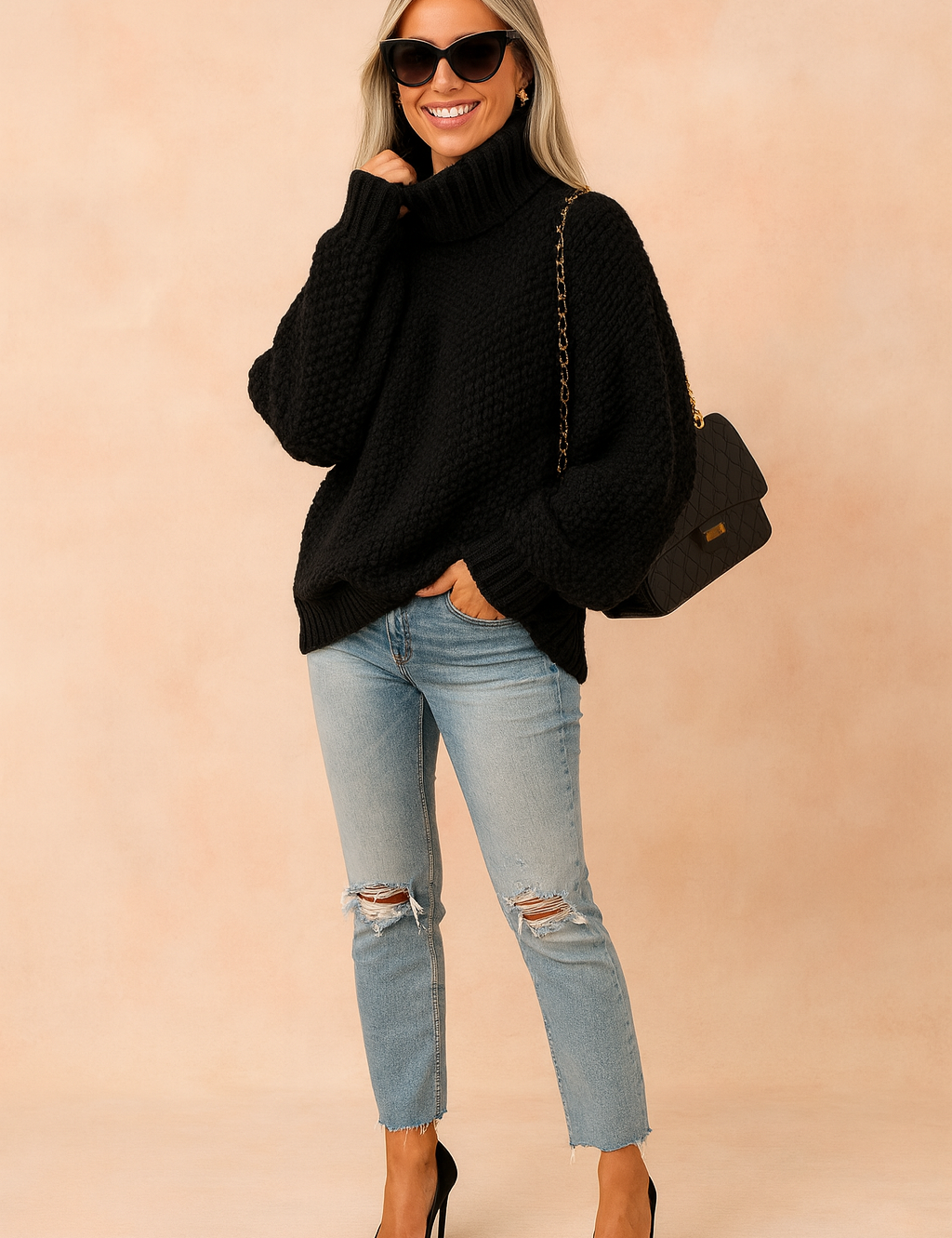 Natalia | Oversized rullekravetrøje 2