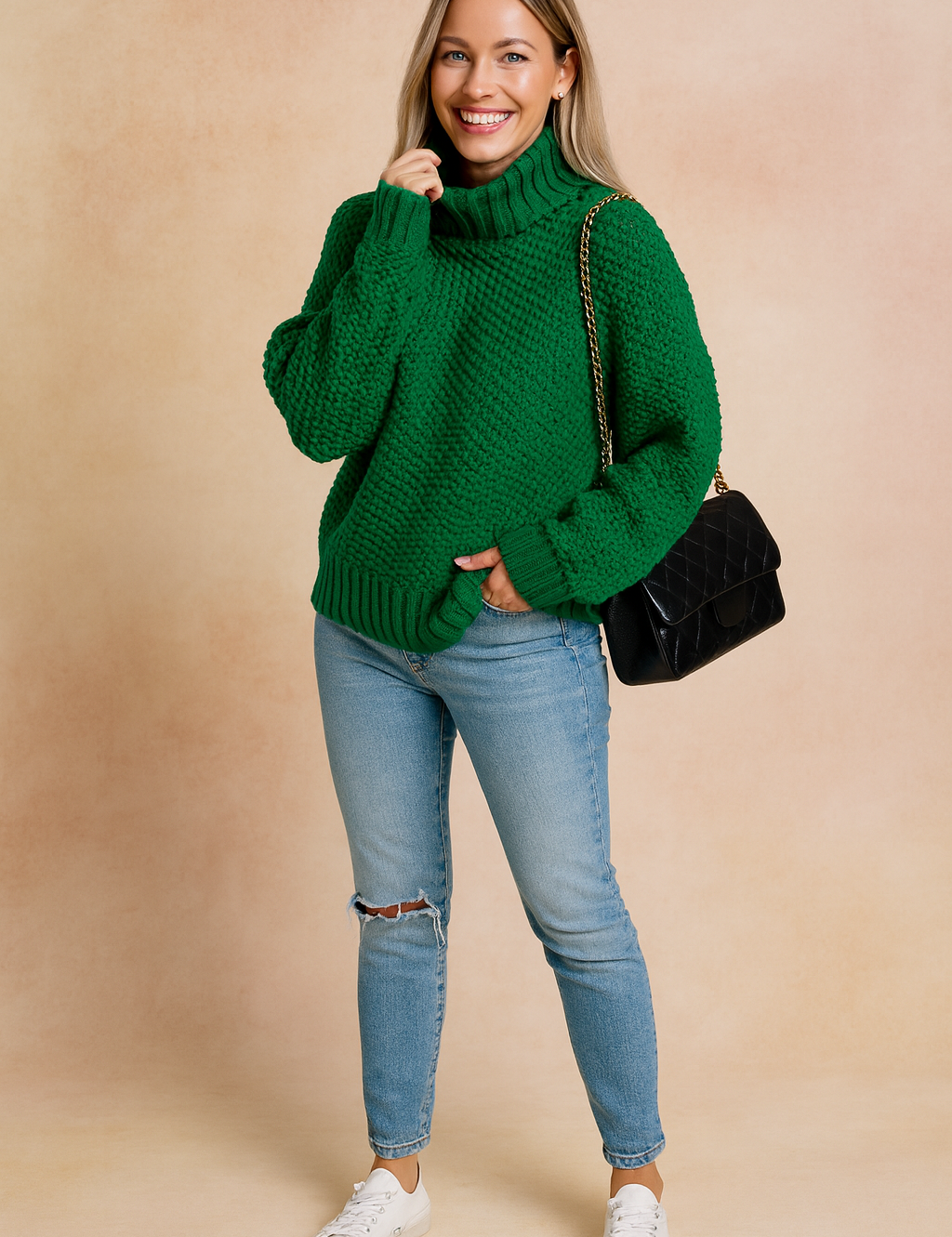 Natalia | Oversized rullekravetrøje 3