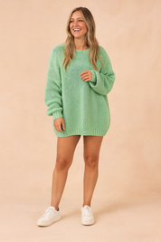 Natalia | Oversized sweater med rund hals 0