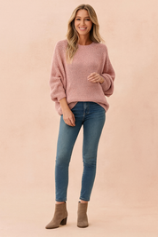 Natalia | Oversized sweater med rund hals 2