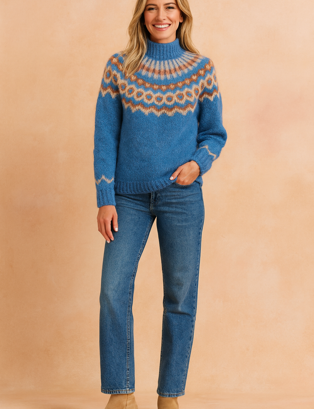 Natalia | Sweater med dekorativt bærestykke 2