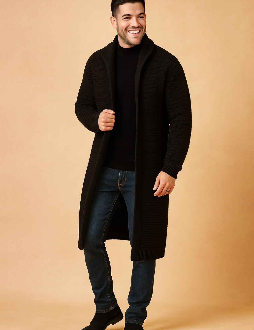 Niels | Cardigan med opretstående krave 0