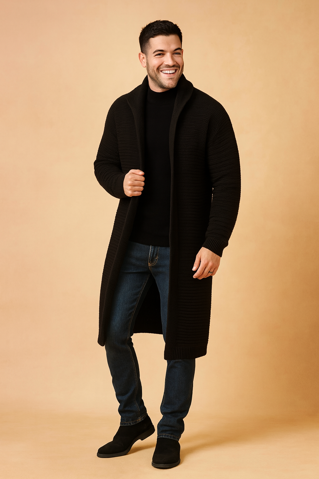 Niels | Cardigan med opretstående krave 0