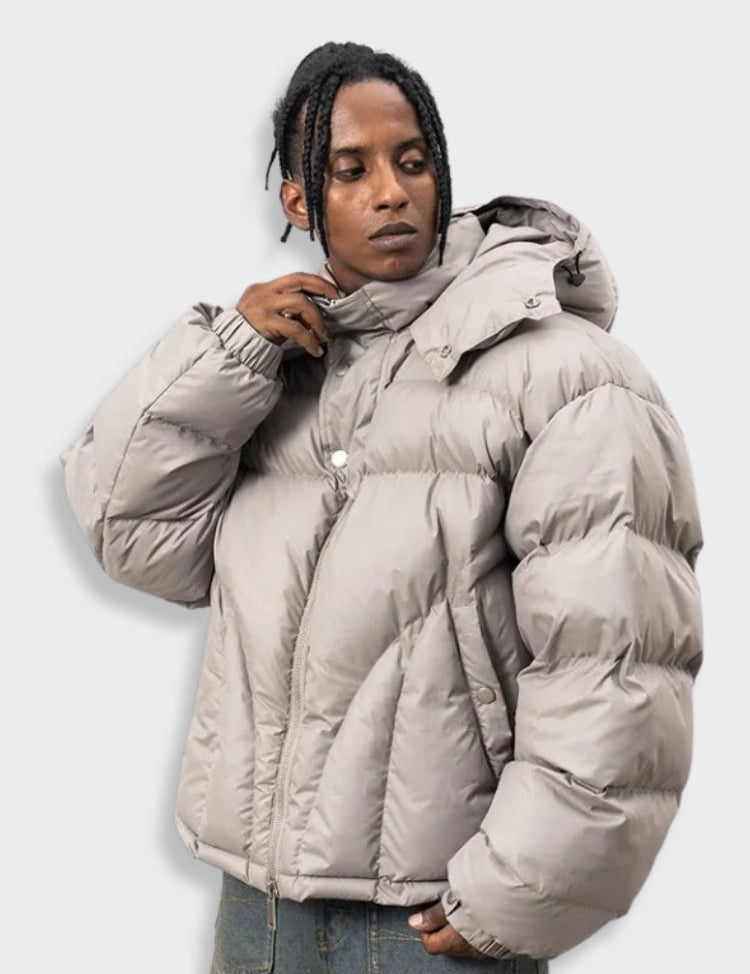 Niko | Herre vinterduftparka med hætte | Varm 1