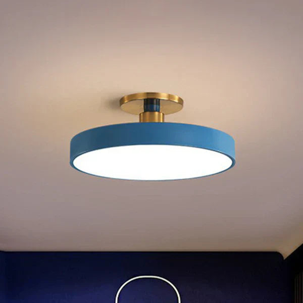 NordischHelles: Rund LED-loftlampe i nordisk stil 2