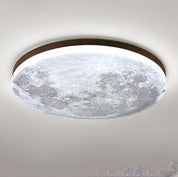 Nordisk Minimalistisk Rund Loftslampe i PVC - Flad Loftlampe til Stue, Soveværelse og Entre, Indbygget LED, Flere Størrelser 7